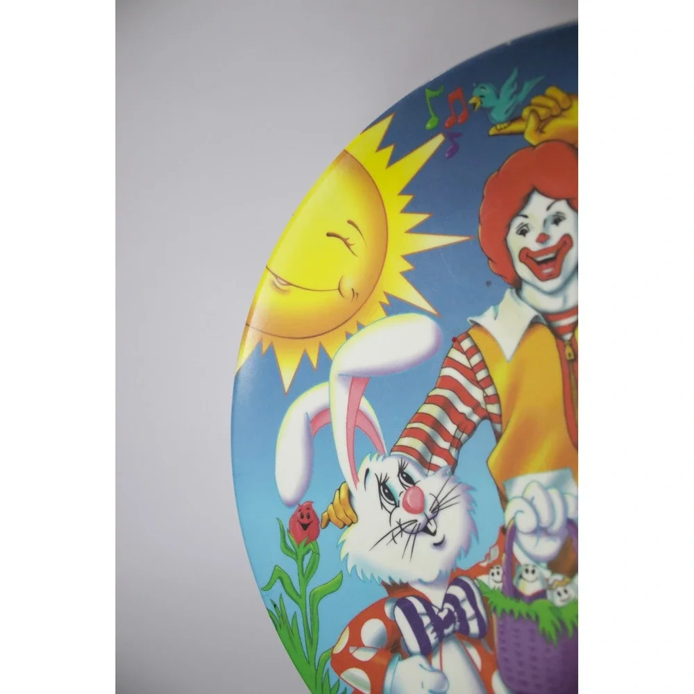 Vintage 90s Y2K McDonald's Melamine Collectible Plates Set of 4 Ronald Grimace